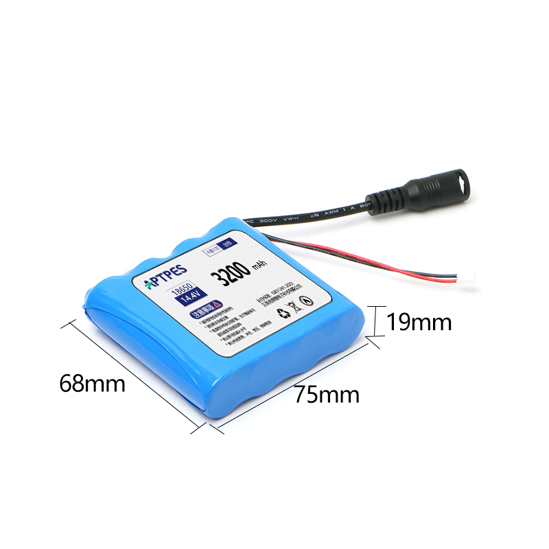 14.4V 3200mAh Lithium-ion Battery for Security Equipment