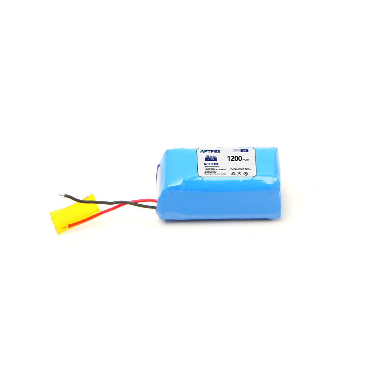 3.7V 1200mAh Headlamp Lithium Battery