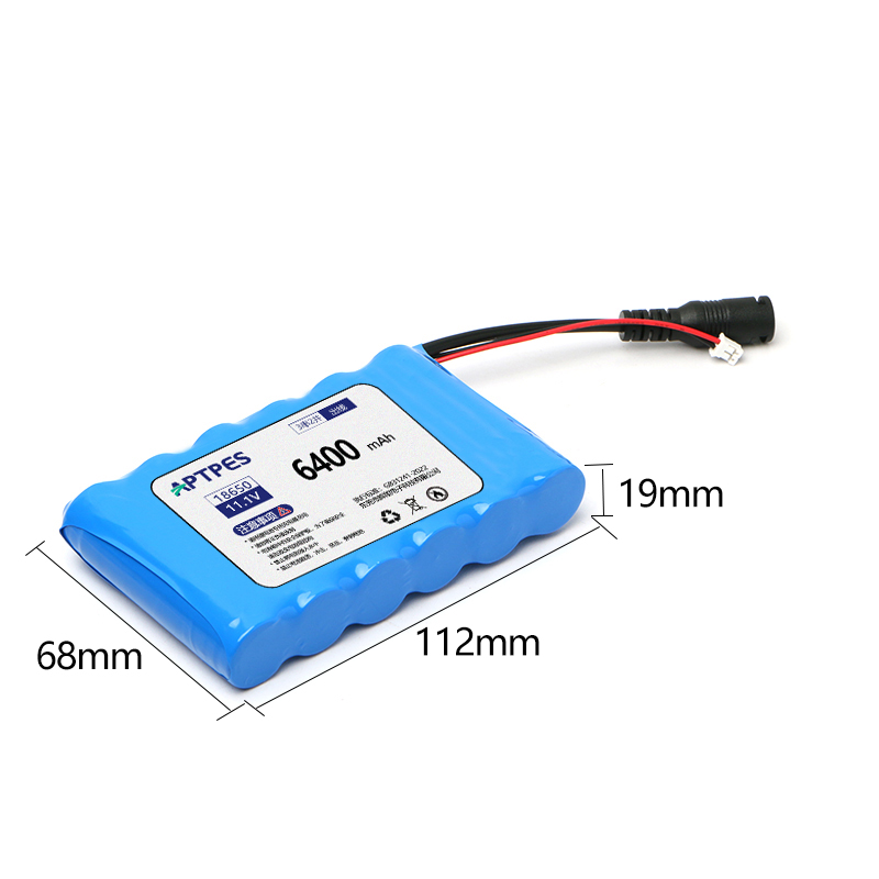 11.1V 6400mAh Lithium-ion Battery for LED Lighting Equipment