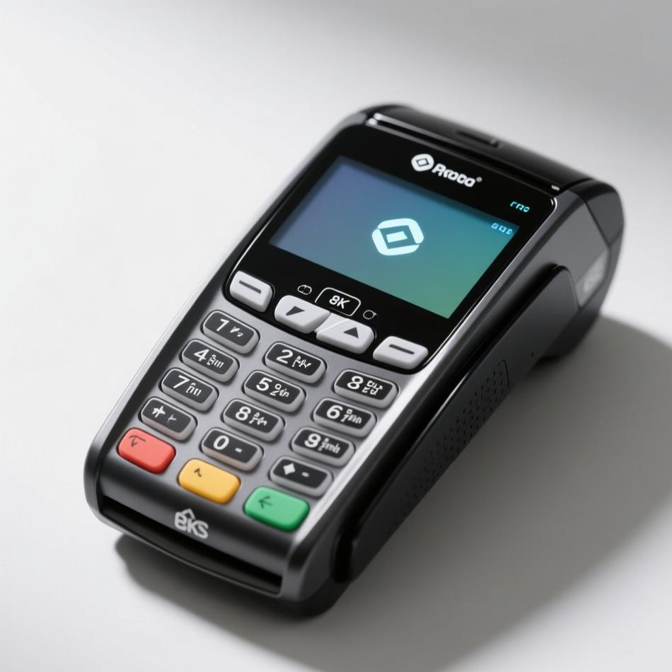 3.7V 700mAh 16340 lithium-ion battery integrated into a financial POS terminal for reliable mobile transactions